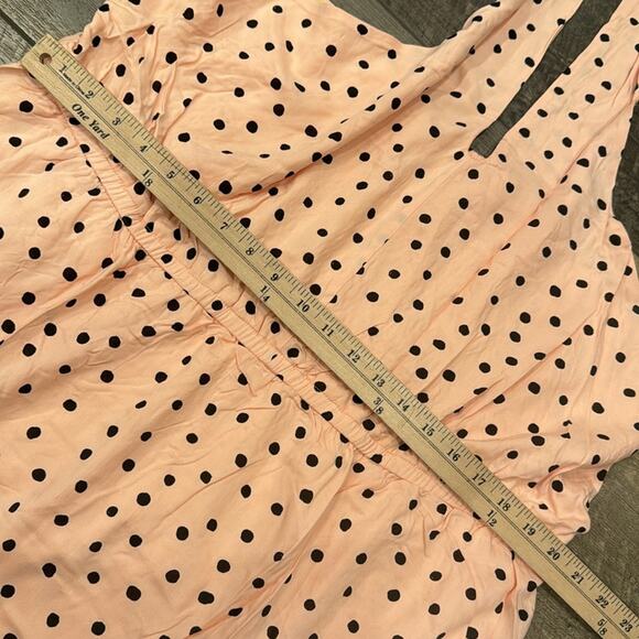 NWT Maurices Pink Polka Dot Halter Midi Dress Size 2X - Picture 5 of 9